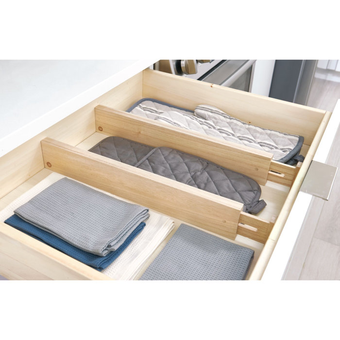 iDesign Solid Wood Drawer Organizer & Reviews Wayfair